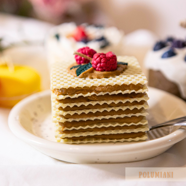 Candle "Waffle cake"