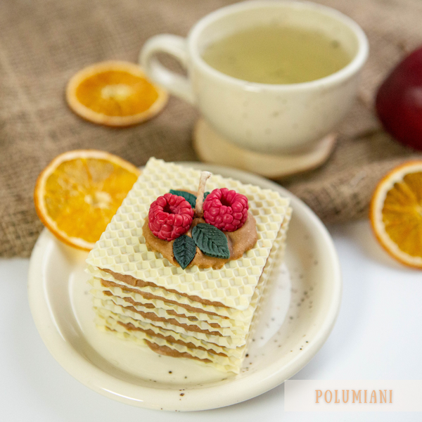 Candle "Waffle cake"